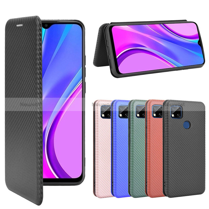 Leather Case Stands Flip Cover Holder L06Z for Xiaomi Redmi 9C