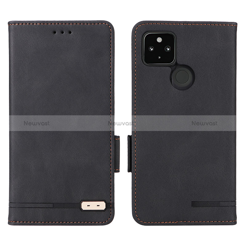 Leather Case Stands Flip Cover Holder L07Z for Google Pixel 5 XL 5G