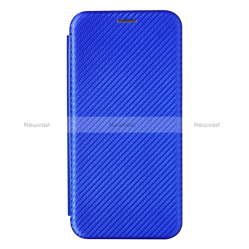 Leather Case Stands Flip Cover Holder L07Z for Samsung Galaxy A15 5G Blue