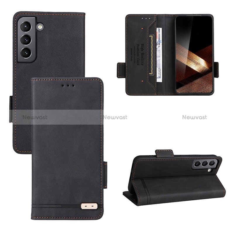 Leather Case Stands Flip Cover Holder L07Z for Samsung Galaxy S24 5G