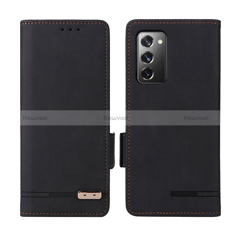 Leather Case Stands Flip Cover Holder L07Z for Samsung Galaxy Z Fold2 5G