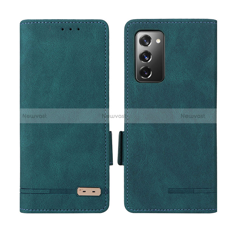 Leather Case Stands Flip Cover Holder L07Z for Samsung Galaxy Z Fold2 5G