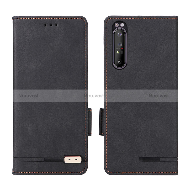 Leather Case Stands Flip Cover Holder L07Z for Sony Xperia 1 II