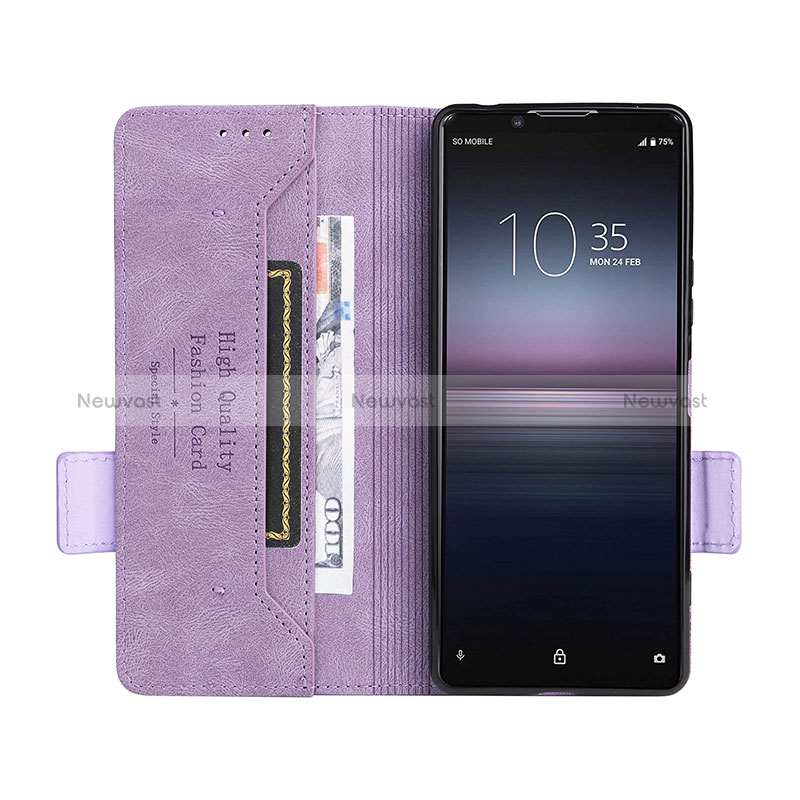 Leather Case Stands Flip Cover Holder L07Z for Sony Xperia 1 II