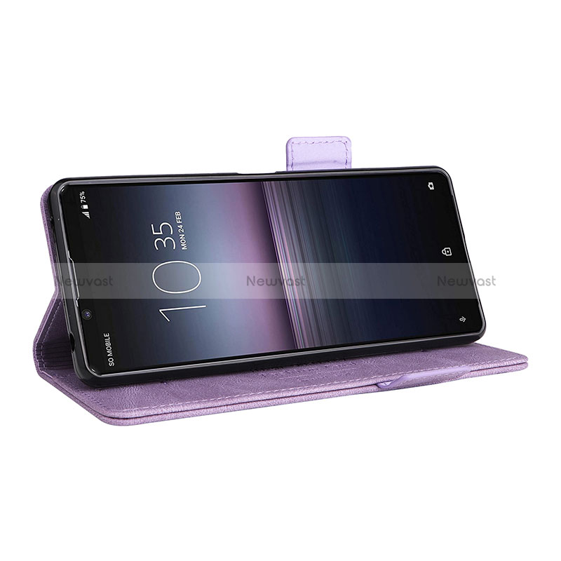 Leather Case Stands Flip Cover Holder L07Z for Sony Xperia 1 II