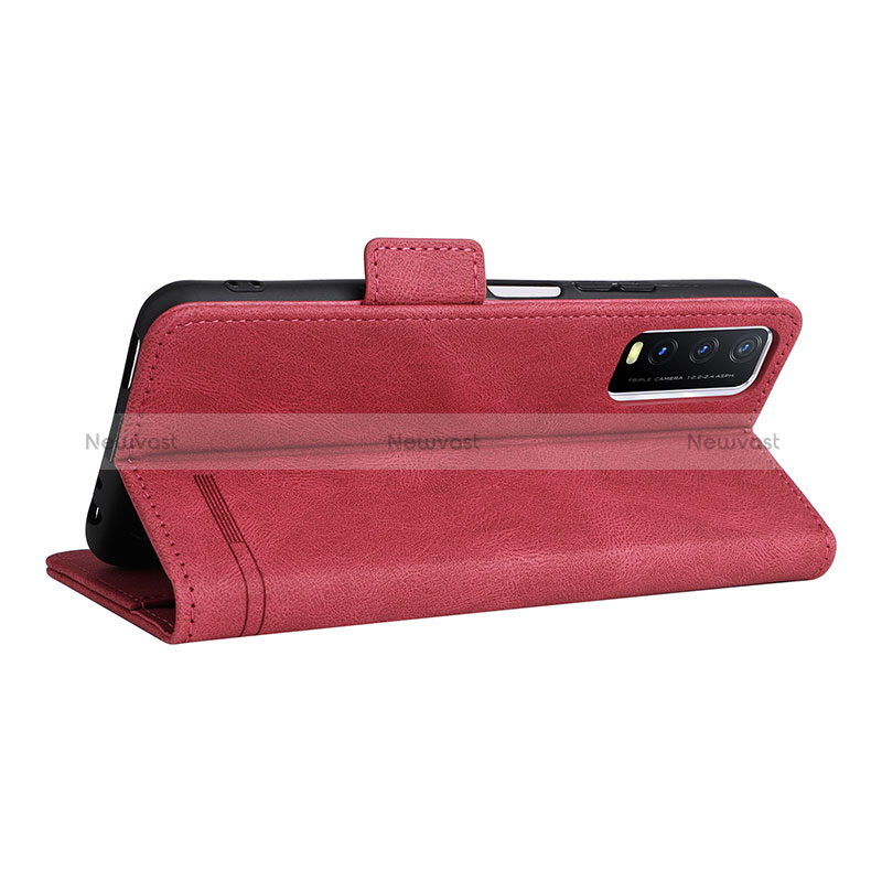 Leather Case Stands Flip Cover Holder L07Z for Vivo Y20s