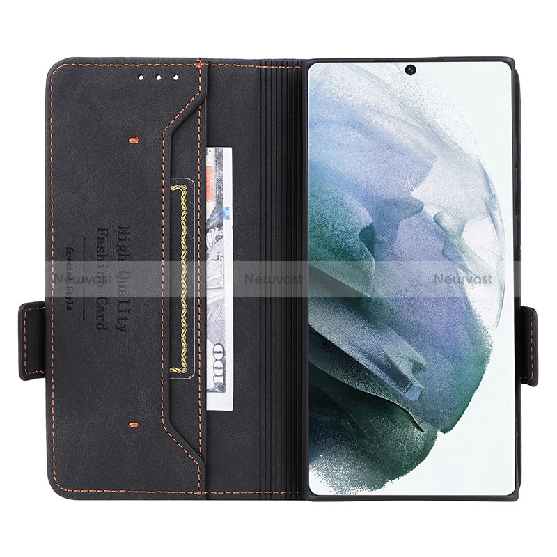 Leather Case Stands Flip Cover Holder L08Z for Samsung Galaxy S22 Ultra 5G