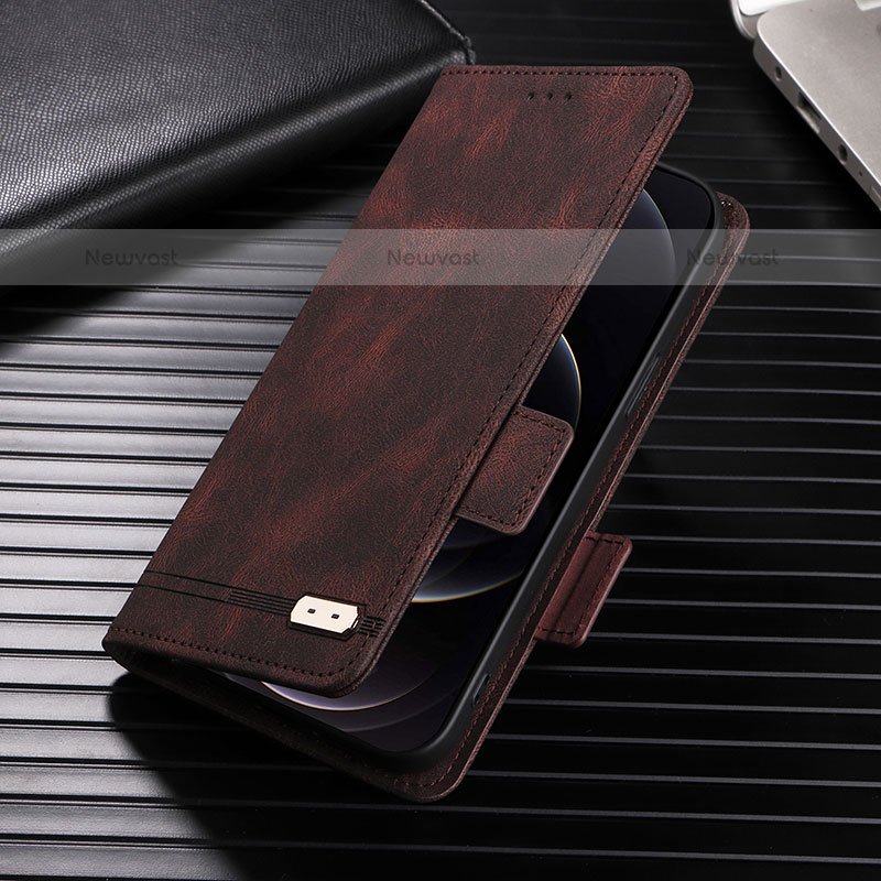 Leather Case Stands Flip Cover Holder L09Z for Samsung Galaxy Z Fold3 5G