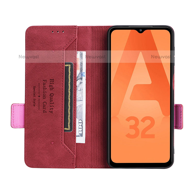 Leather Case Stands Flip Cover Holder L10Z for Samsung Galaxy M32 5G