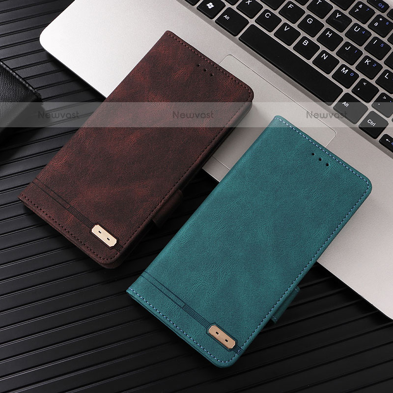 Leather Case Stands Flip Cover Holder L10Z for Samsung Galaxy Z Fold3 5G