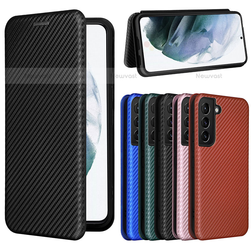 Leather Case Stands Flip Cover Holder L11Z for Samsung Galaxy S23 5G