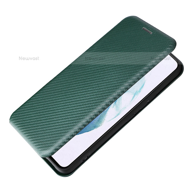 Leather Case Stands Flip Cover Holder L12Z for Samsung Galaxy S21 Plus 5G