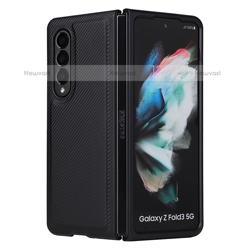 Leather Case Stands Flip Cover Holder L17Z for Samsung Galaxy Z Fold3 5G