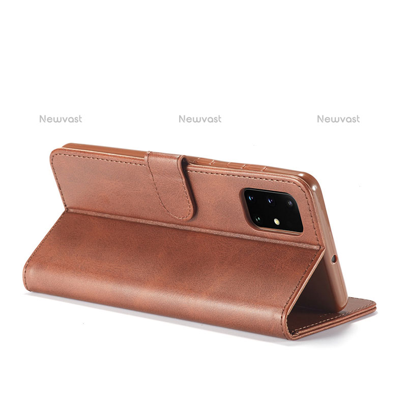 Leather Case Stands Flip Cover Holder LC1 for Samsung Galaxy M51