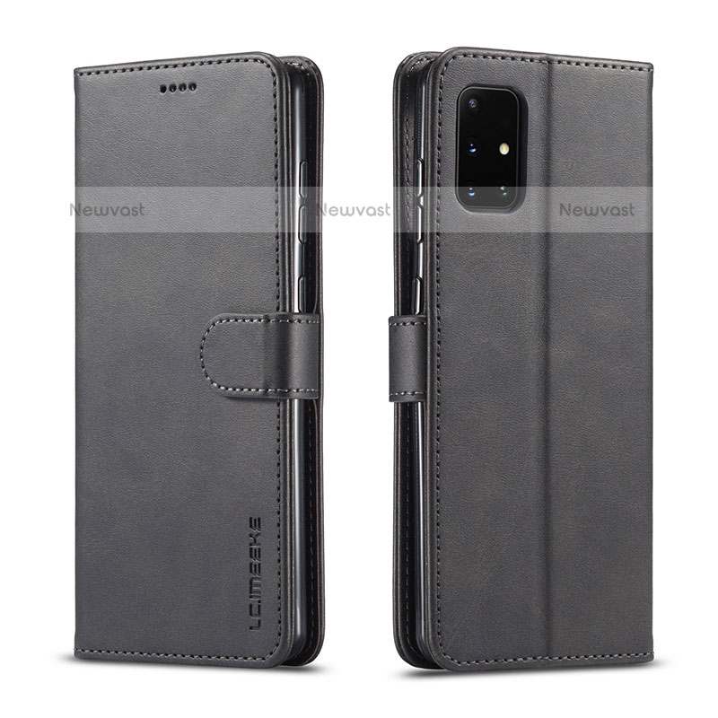 Leather Case Stands Flip Cover Holder LC1 for Samsung Galaxy M51