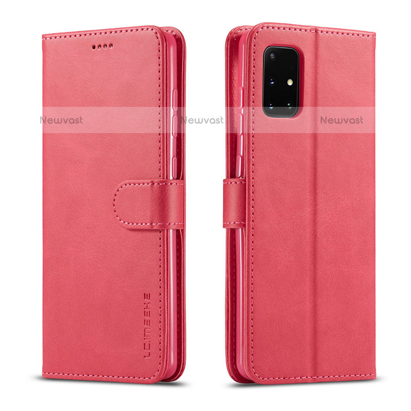 Leather Case Stands Flip Cover Holder LC1 for Samsung Galaxy M51