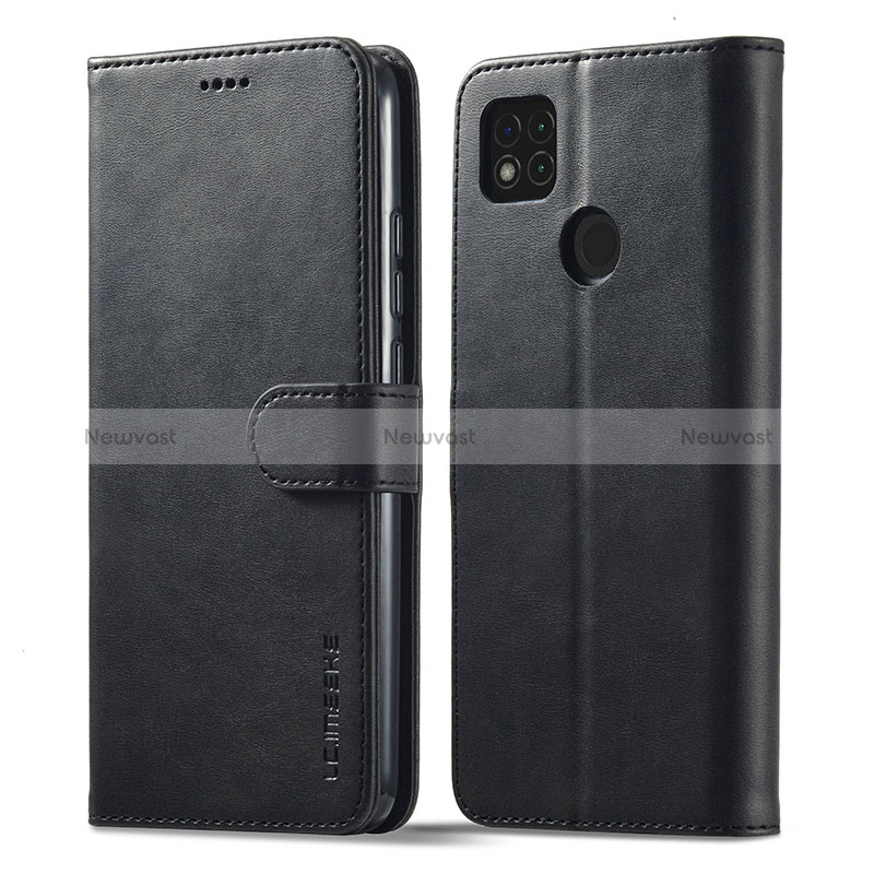 Leather Case Stands Flip Cover Holder LC1 for Xiaomi Redmi 9 India