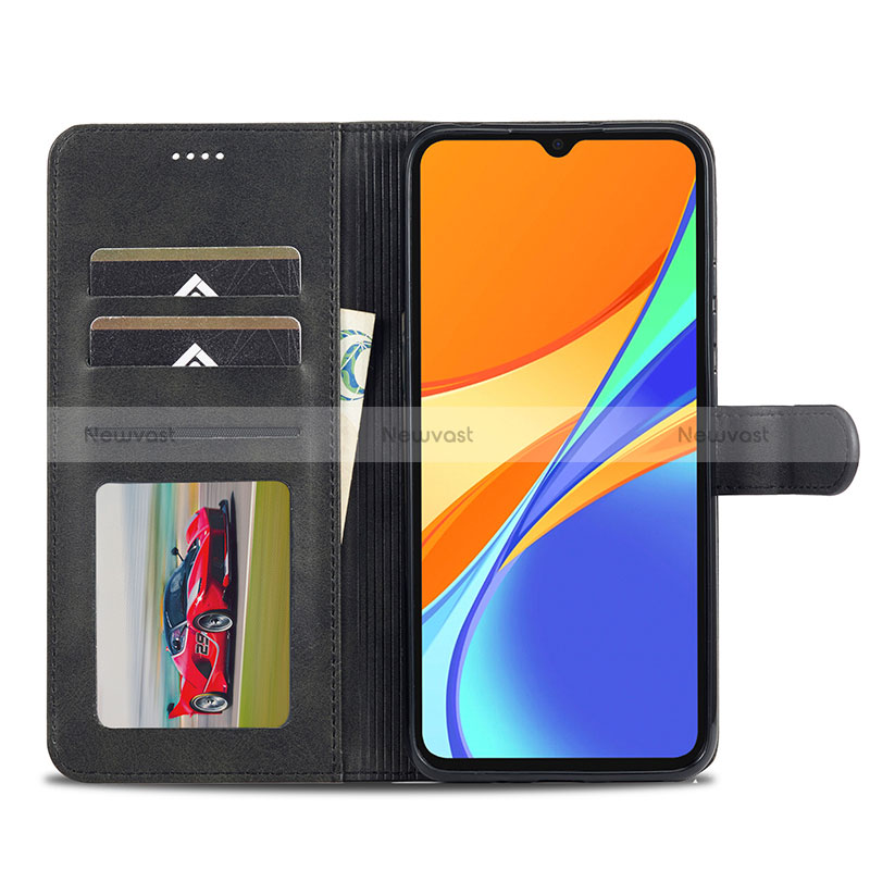 Leather Case Stands Flip Cover Holder LC1 for Xiaomi Redmi 9C