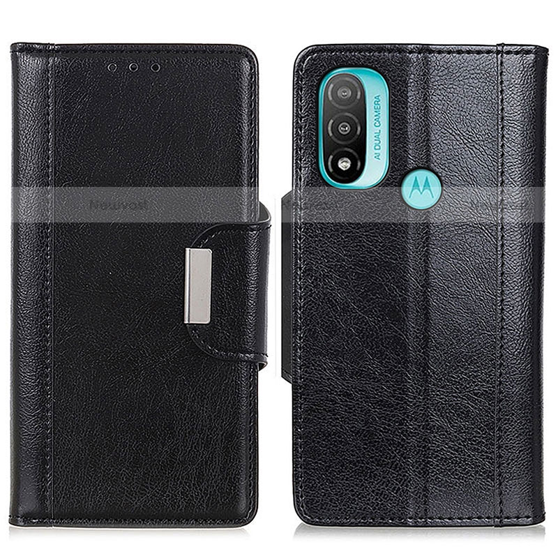 Leather Case Stands Flip Cover Holder M01L for Motorola Moto E20