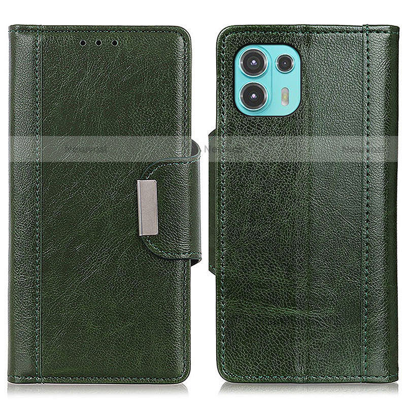 Leather Case Stands Flip Cover Holder M01L for Motorola Moto Edge 20 Lite 5G Green