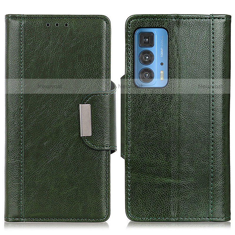 Leather Case Stands Flip Cover Holder M01L for Motorola Moto Edge S Pro 5G Green