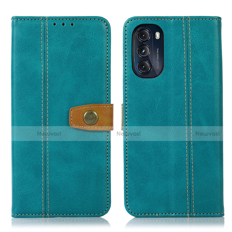 Leather Case Stands Flip Cover Holder M01L for Motorola Moto G 5G (2022)