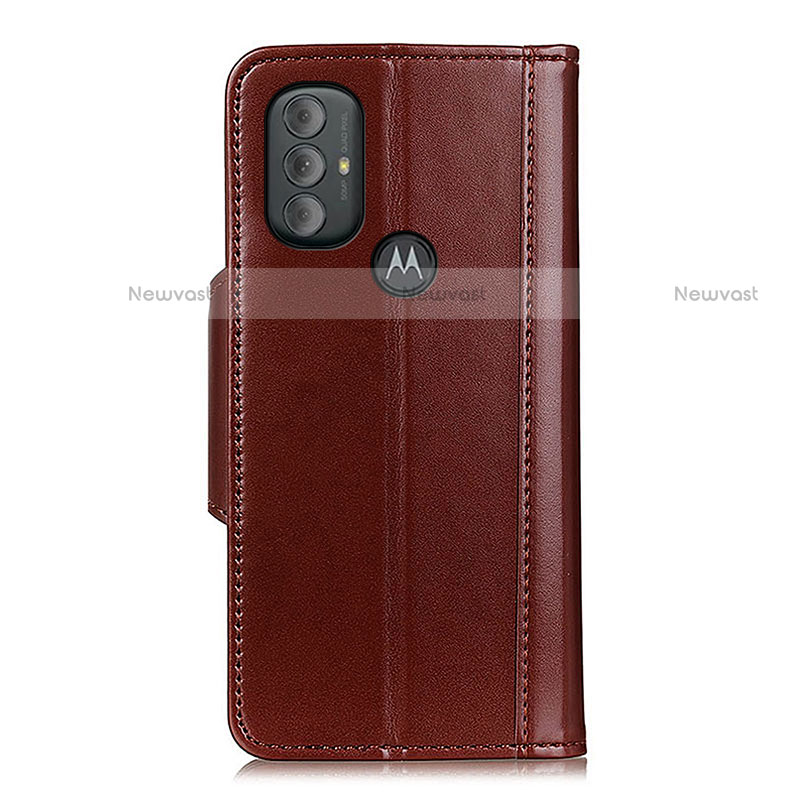 Leather Case Stands Flip Cover Holder M01L for Motorola Moto G Power (2022)