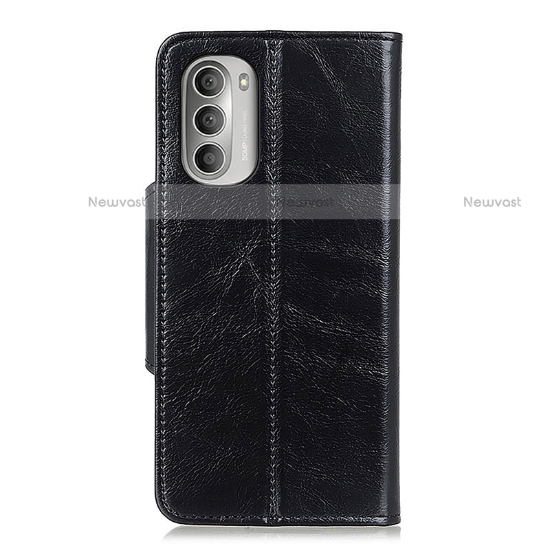 Leather Case Stands Flip Cover Holder M01L for Motorola Moto G Stylus (2022) 4G