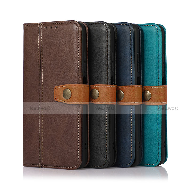 Leather Case Stands Flip Cover Holder M01L for Motorola Moto G32