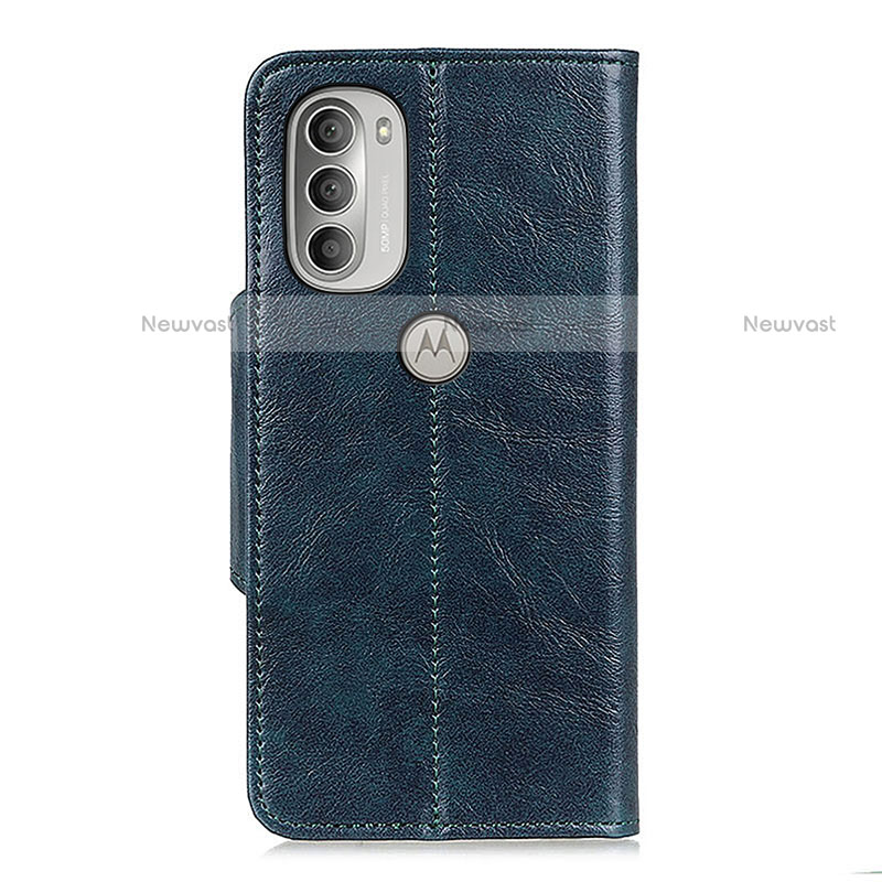Leather Case Stands Flip Cover Holder M01L for Motorola Moto G51 5G