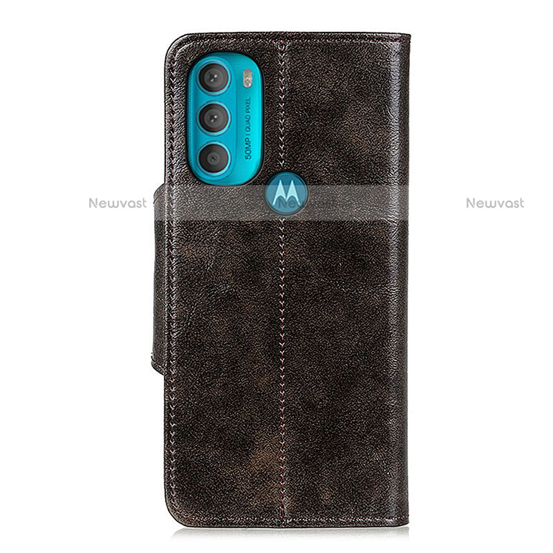 Leather Case Stands Flip Cover Holder M01L for Motorola Moto G71 5G