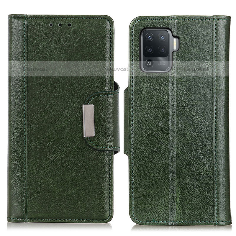 Leather Case Stands Flip Cover Holder M01L for Oppo A94 4G