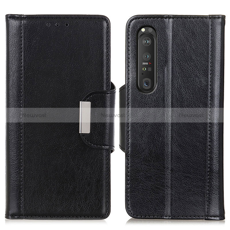 Leather Case Stands Flip Cover Holder M01L for Sony Xperia 1 III