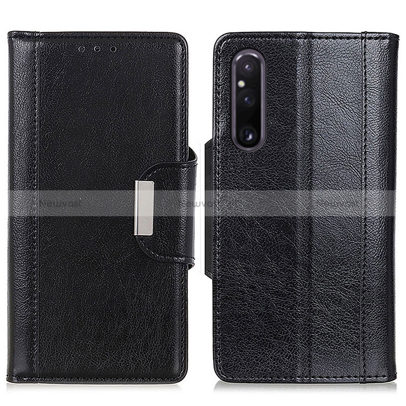 Leather Case Stands Flip Cover Holder M01L for Sony Xperia 1 V