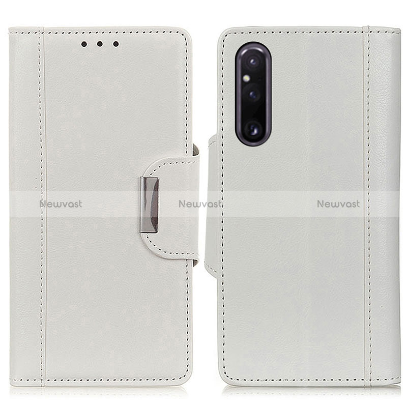 Leather Case Stands Flip Cover Holder M01L for Sony Xperia 1 V