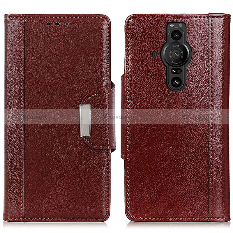 Leather Case Stands Flip Cover Holder M01L for Sony Xperia PRO-I