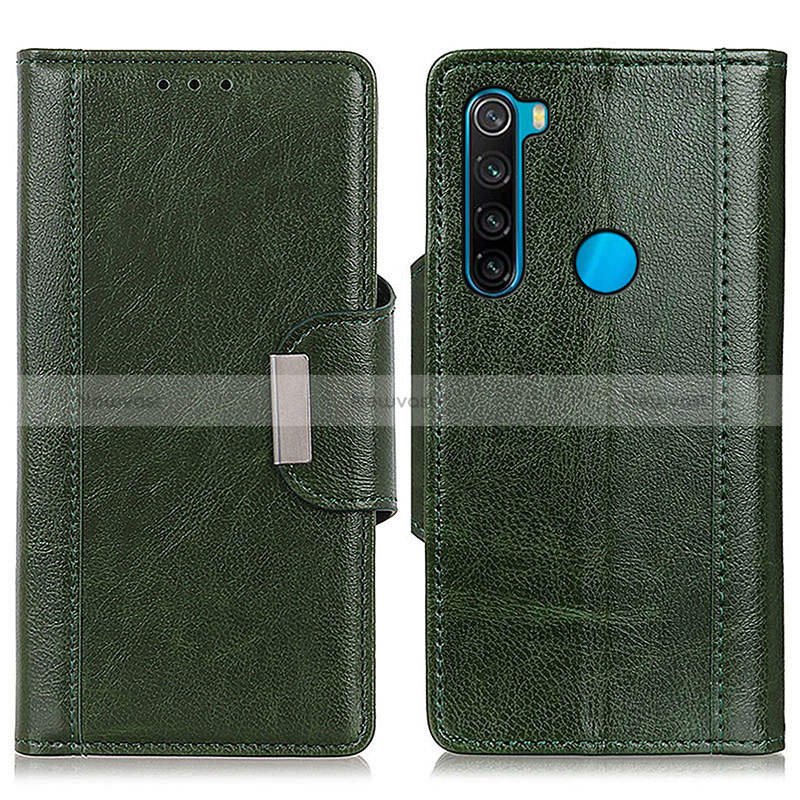 Leather Case Stands Flip Cover Holder M01L for Xiaomi Redmi Note 8 (2021)