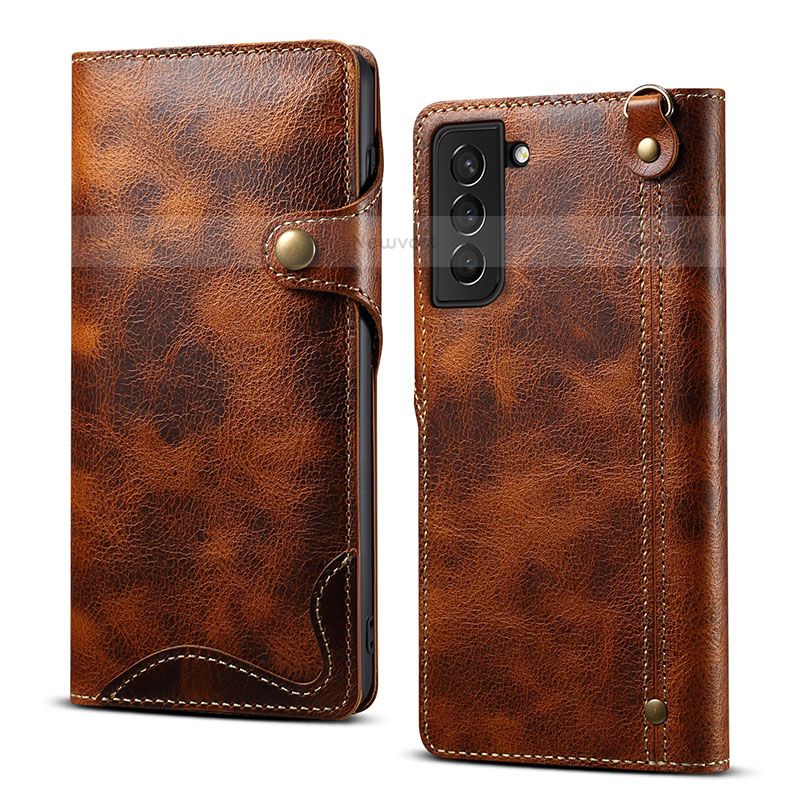 Leather Case Stands Flip Cover Holder M01T for Samsung Galaxy S21 5G