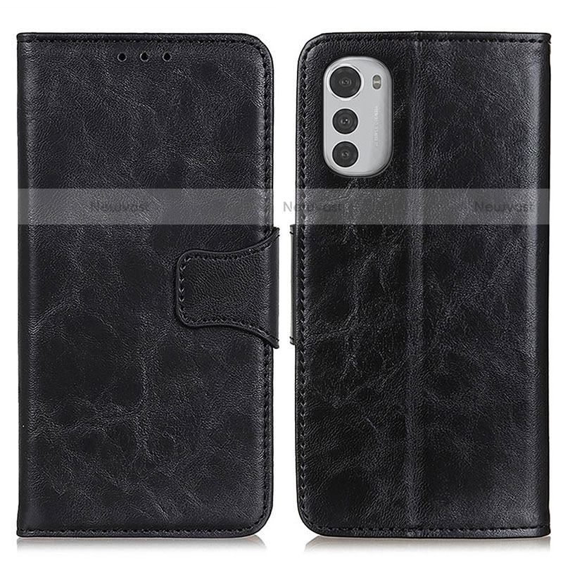 Leather Case Stands Flip Cover Holder M02L for Motorola Moto E32s