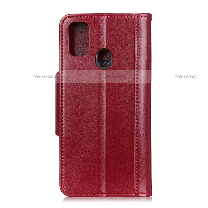 Leather Case Stands Flip Cover Holder M02L for Motorola Moto G10