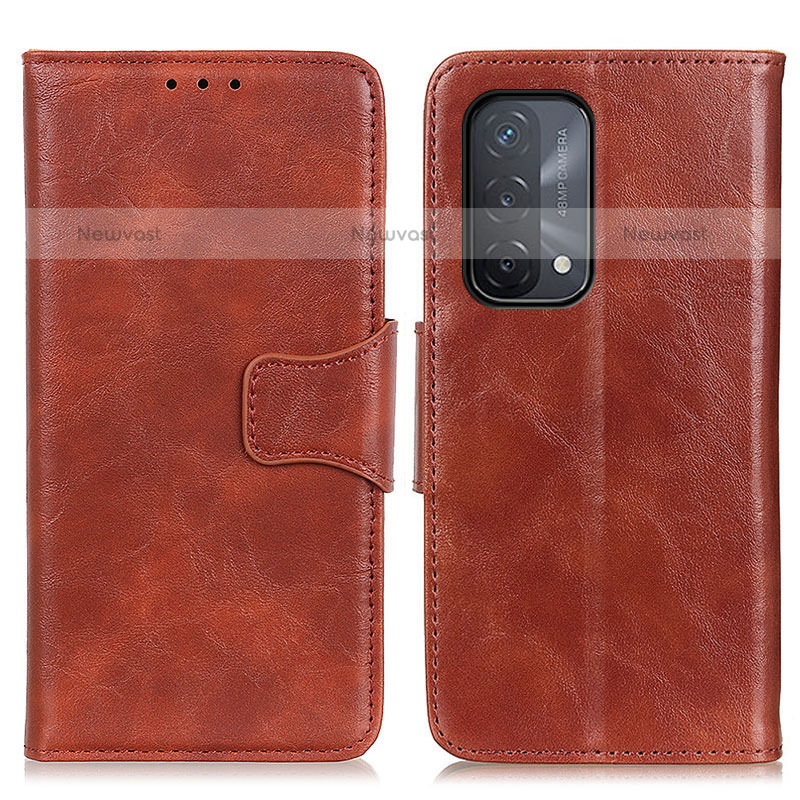 Leather Case Stands Flip Cover Holder M02L for OnePlus Nord N200 5G
