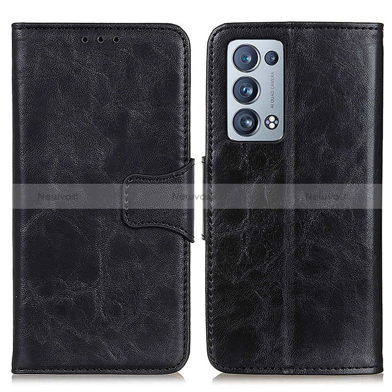 Leather Case Stands Flip Cover Holder M02L for Oppo Reno6 Pro 5G