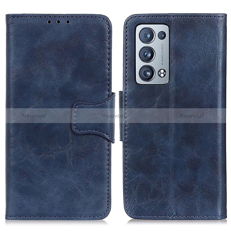 Leather Case Stands Flip Cover Holder M02L for Oppo Reno6 Pro+ Plus 5G