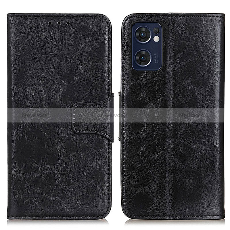 Leather Case Stands Flip Cover Holder M02L for Oppo Reno7 5G