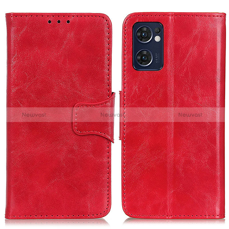 Leather Case Stands Flip Cover Holder M02L for Oppo Reno7 5G