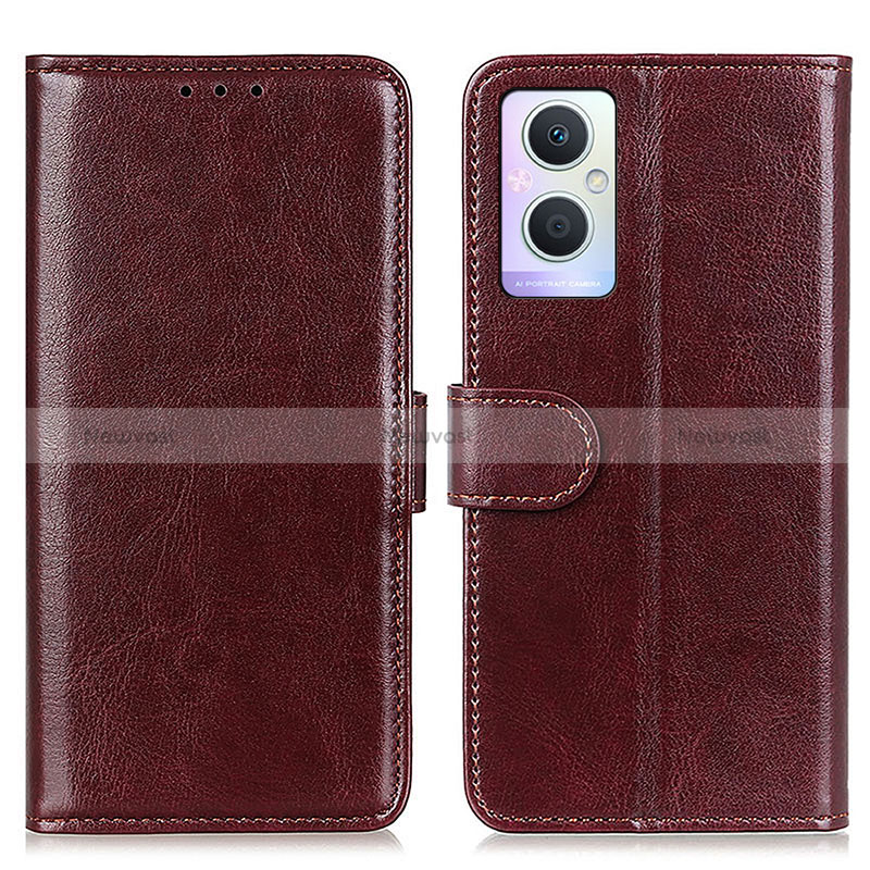 Leather Case Stands Flip Cover Holder M02L for Oppo Reno7 Lite 5G