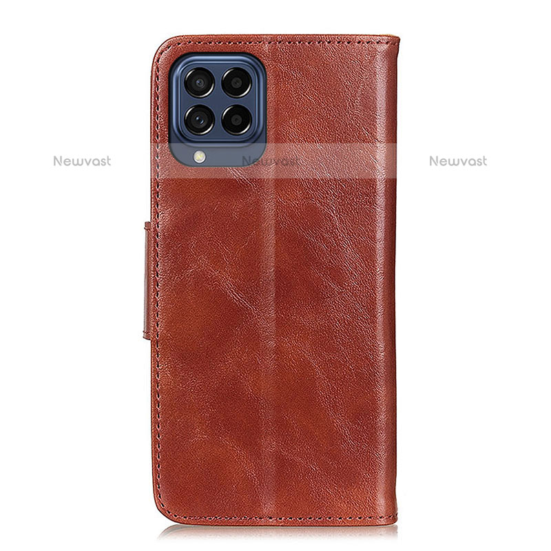 Leather Case Stands Flip Cover Holder M02L for Samsung Galaxy M53 5G