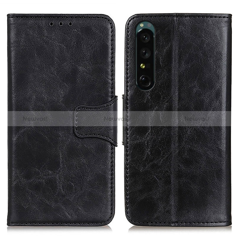 Leather Case Stands Flip Cover Holder M02L for Sony Xperia 1 IV