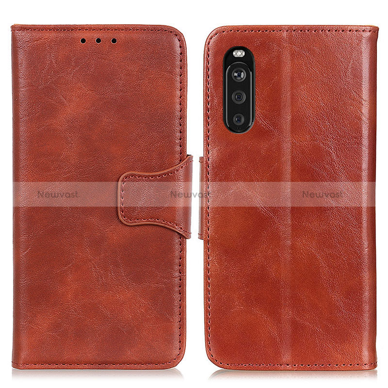 Leather Case Stands Flip Cover Holder M02L for Sony Xperia 10 III Lite