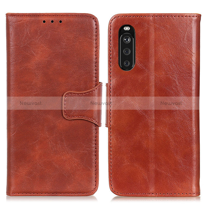 Leather Case Stands Flip Cover Holder M02L for Sony Xperia 10 III SOG04